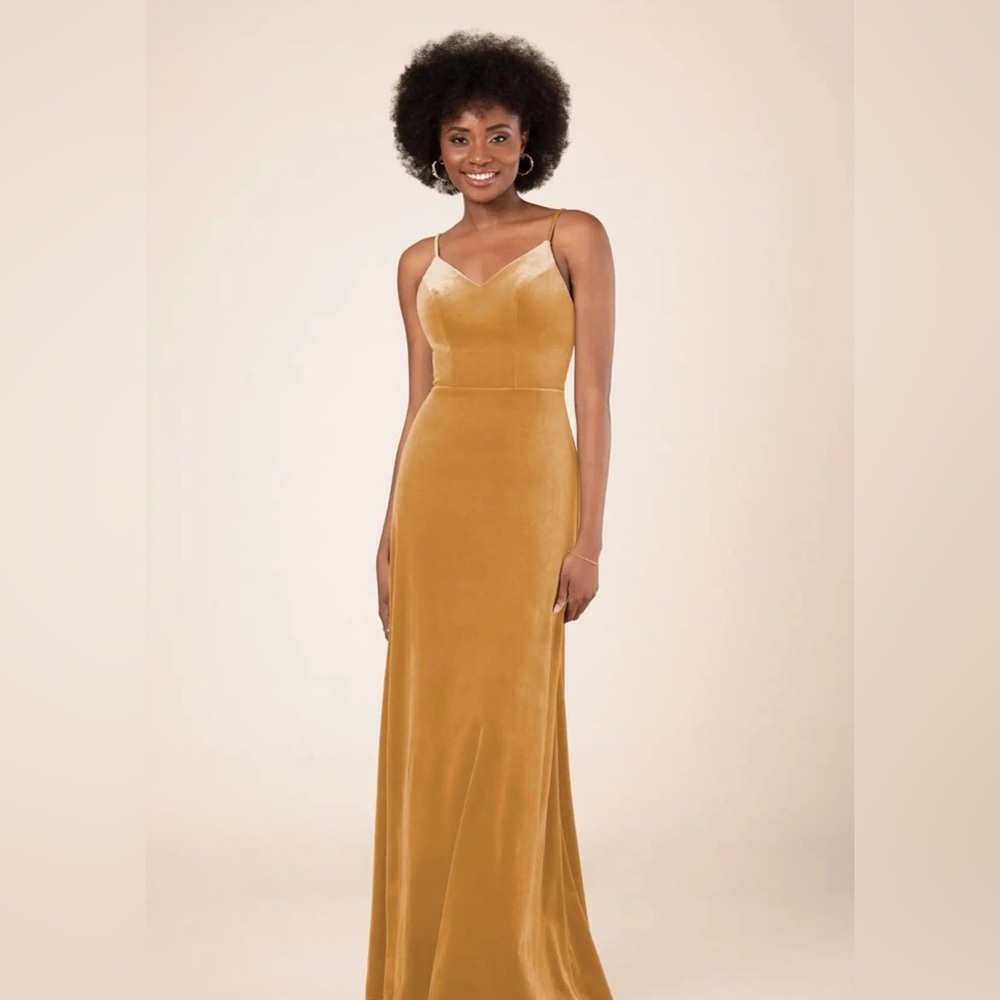 (SOLD) SORELLA VITA Floor Length Dress Amber/Gold Size Size 10 - Picture 1 of 9